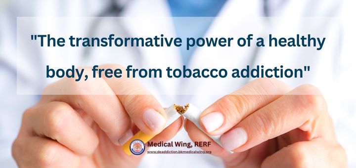 "The transformative power of a healthy body, free from tobacco addiction"